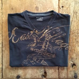 Dkny Shirts - DKNY Jeans East Village NY City VNeck Graphic Tees Dkny Shirts - DKNY Jeans East Village NY City VNeck Graphic Tees